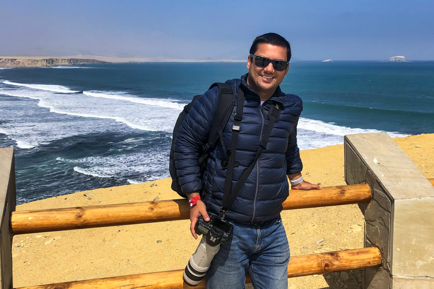 Paracas, Peru'da Burak Arık